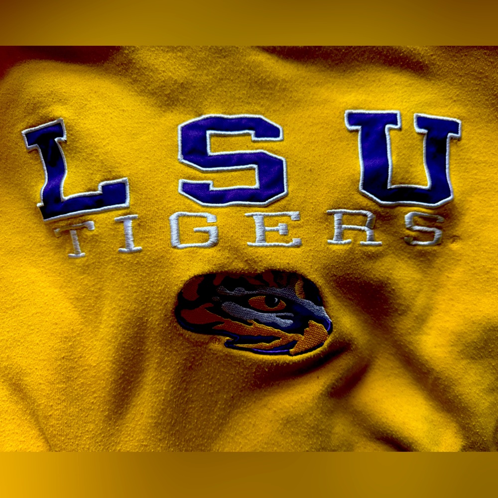 LSU tigers youth hooded sweatshirt